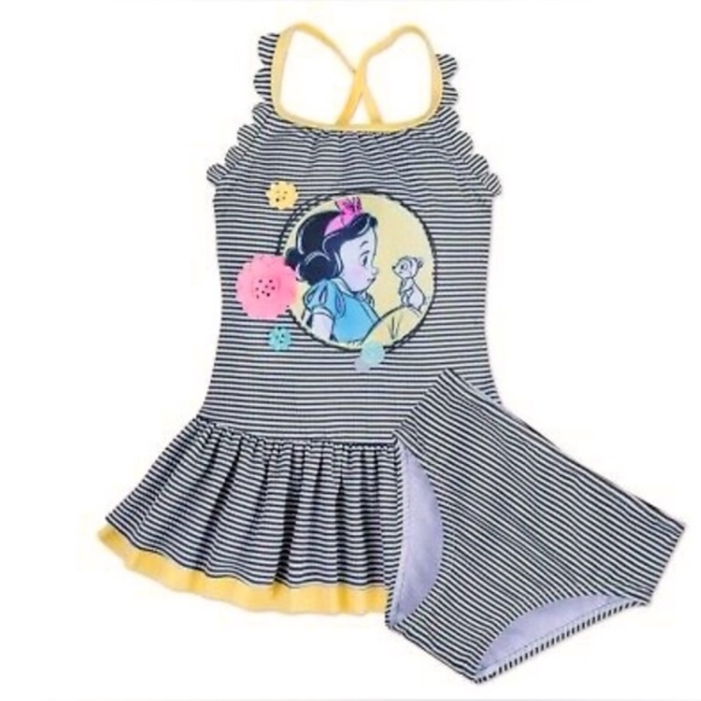 Disney Animators' Collection Snow White Two Piece Swimsuit Tankini Girl's Size 2